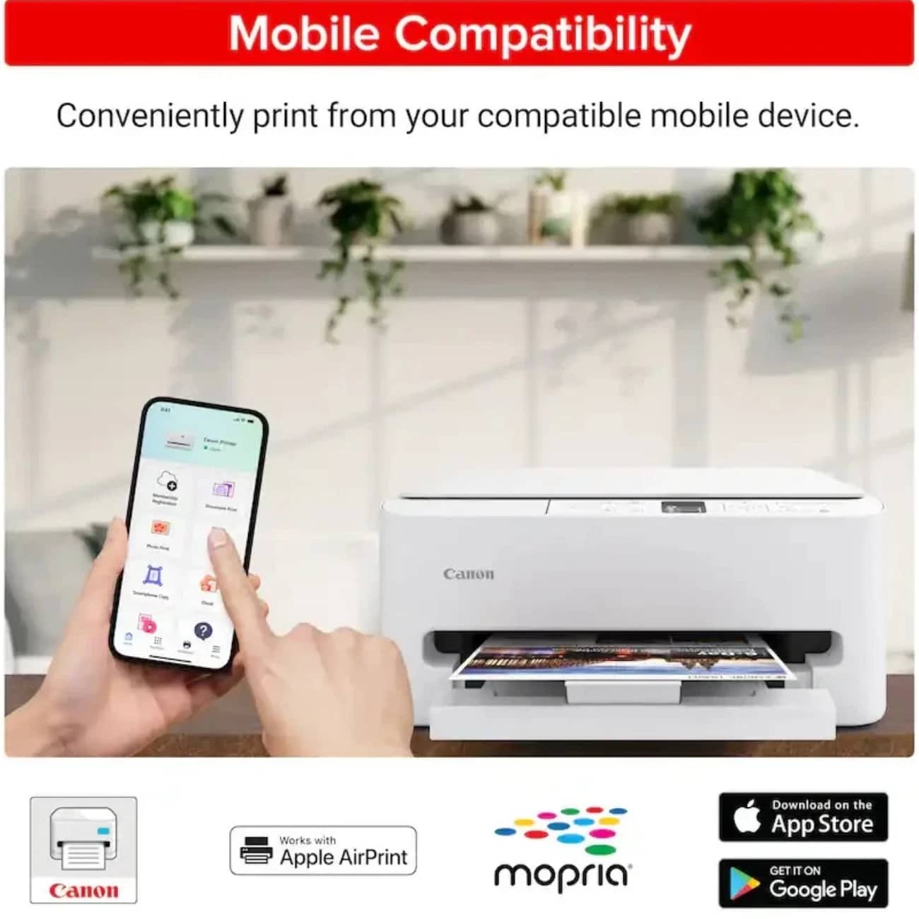Canon Wireless All In One Mobile Printer/Copy/Scan Printers New