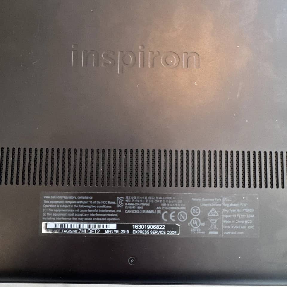 Dell Dell 7586 Computers 512GB 16GB Used - Good