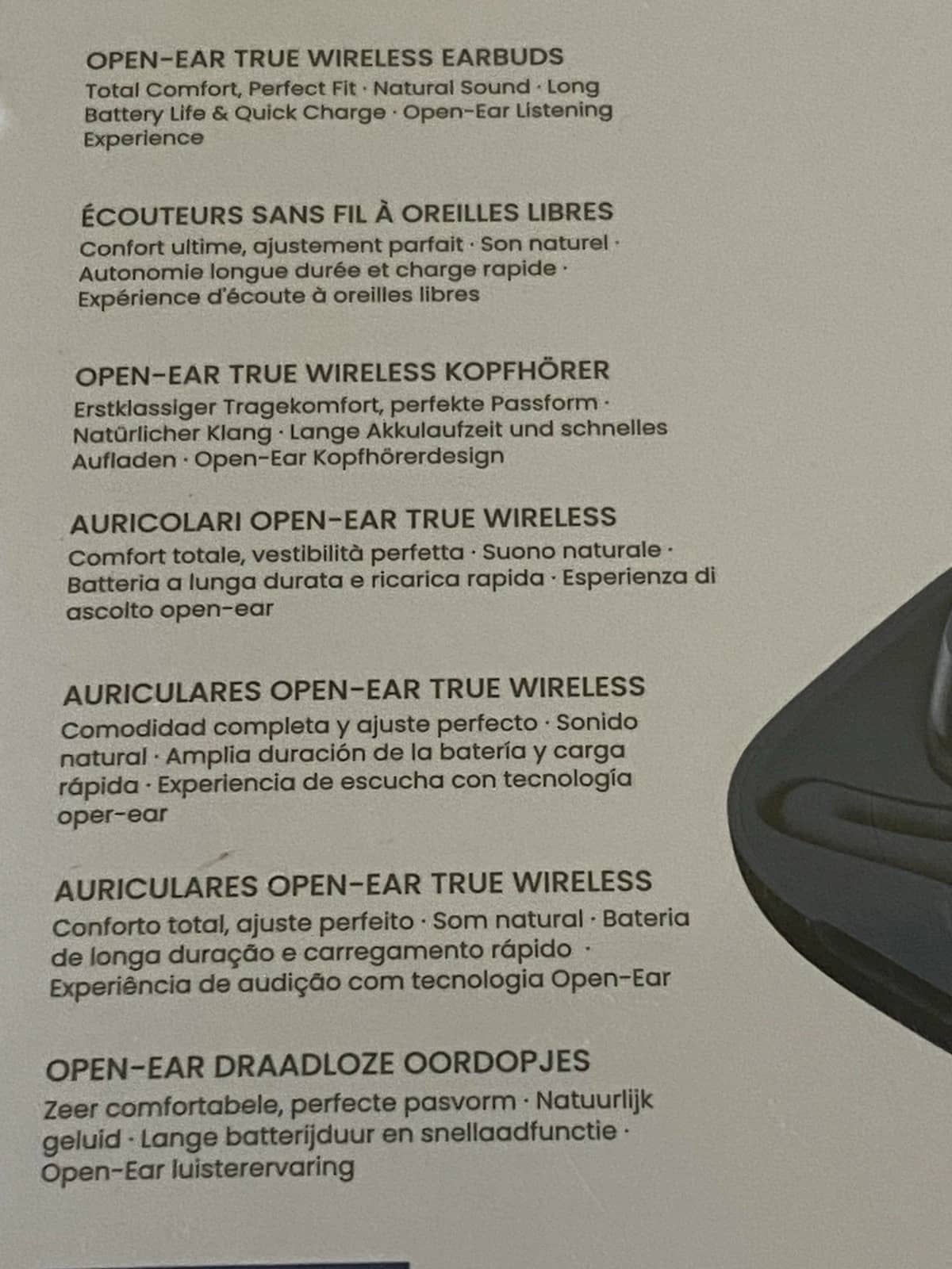 Shokz OpenFit Air Headphones & Earbuds Black New