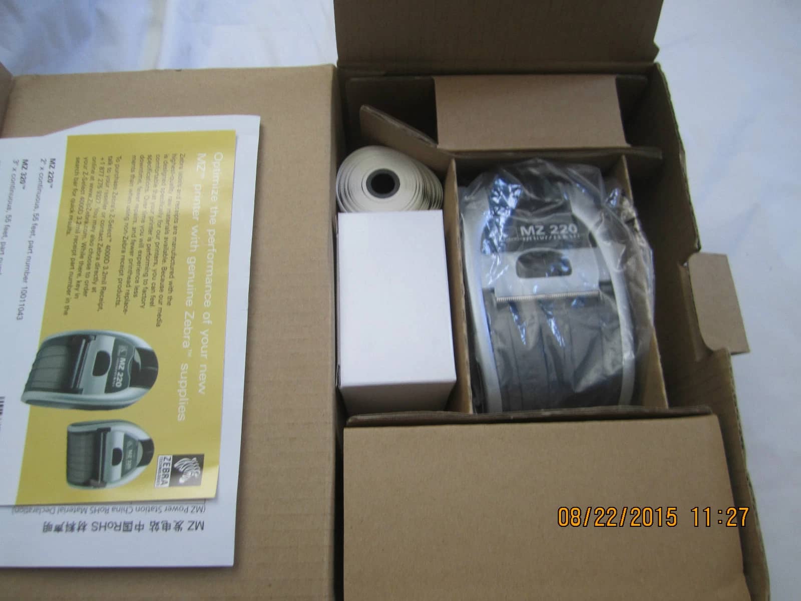 Zebra mz220 bluetooth Printers New