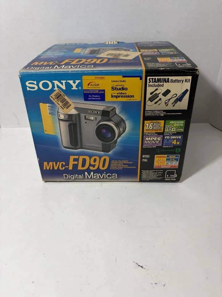 Sony MVC-FD90 Digital Cameras Gray New Body Only