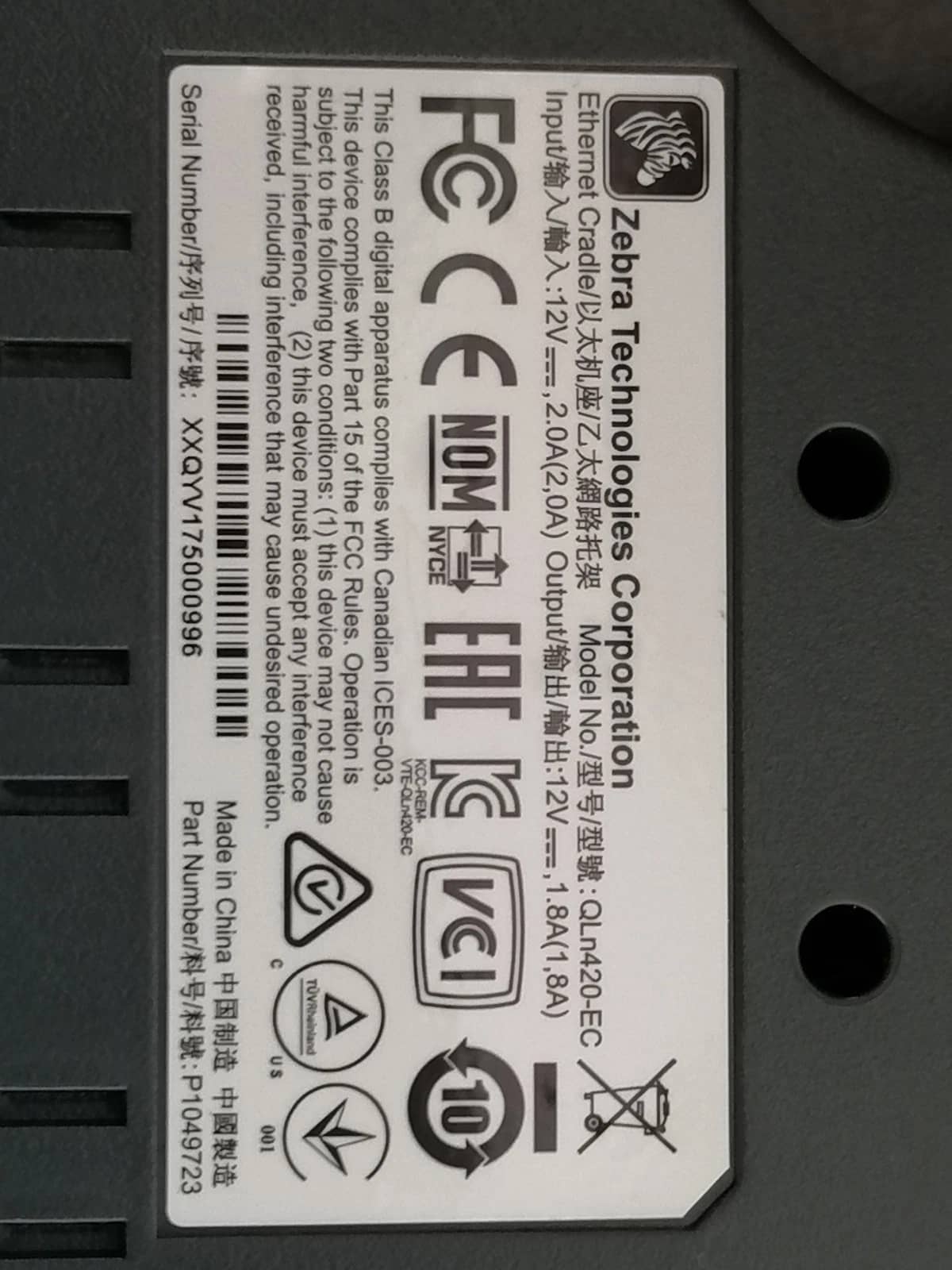 Zebra ZQ630 Plus Printers New