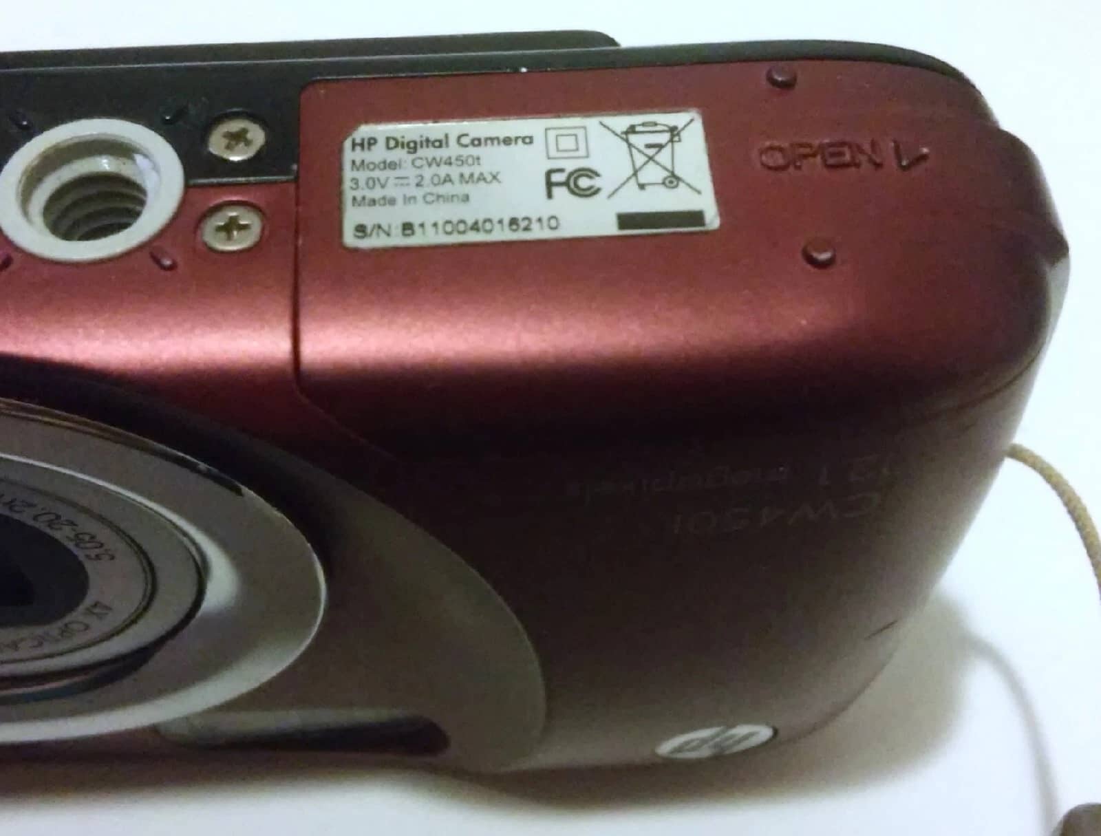 HP CW450T Digital Cameras Blue Used - Very Good Body Only