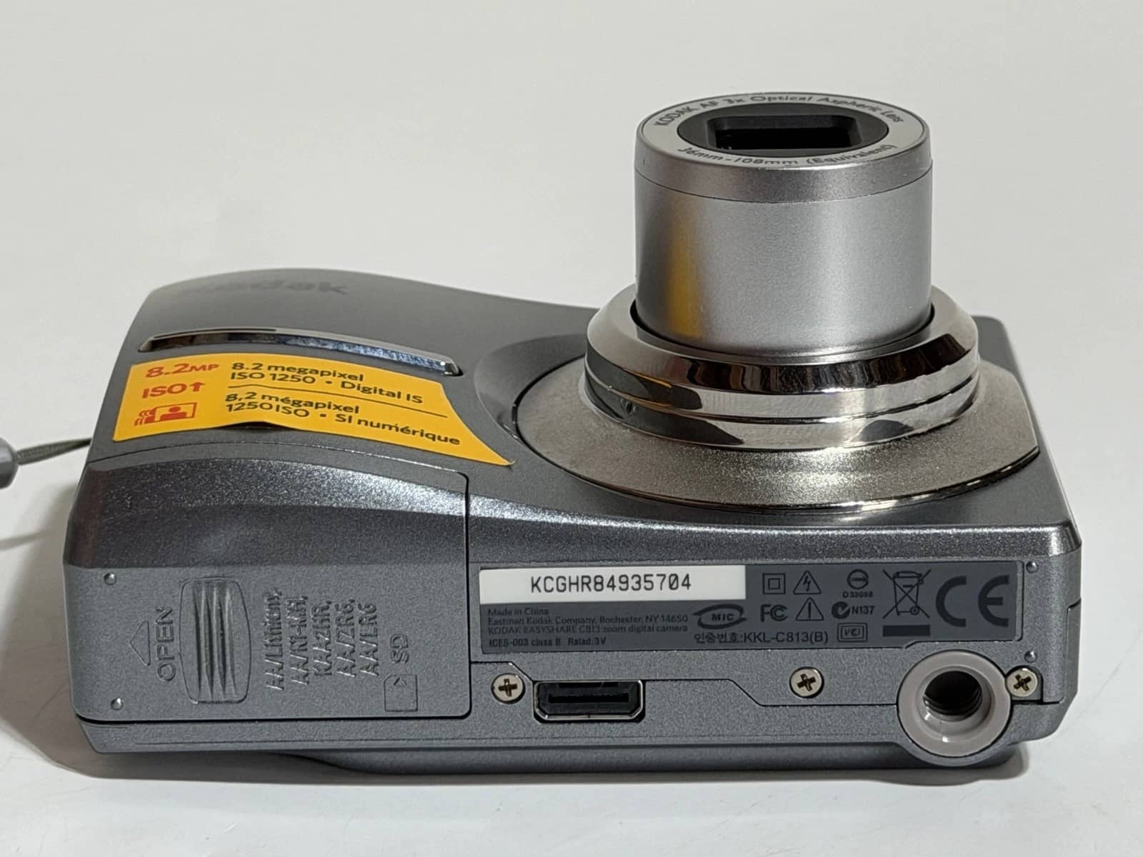Kodak C813 Digital Cameras Gray Used - Like New Body Only