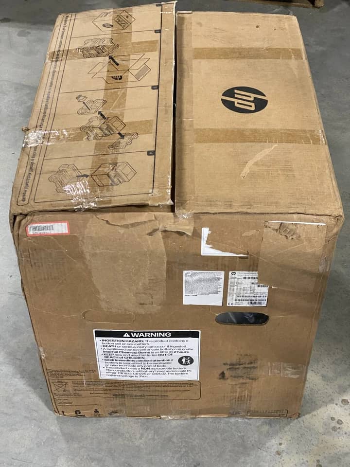HP HP Color LaserJet Enterprise MFP 5800f Printers White Open-Box Excellent