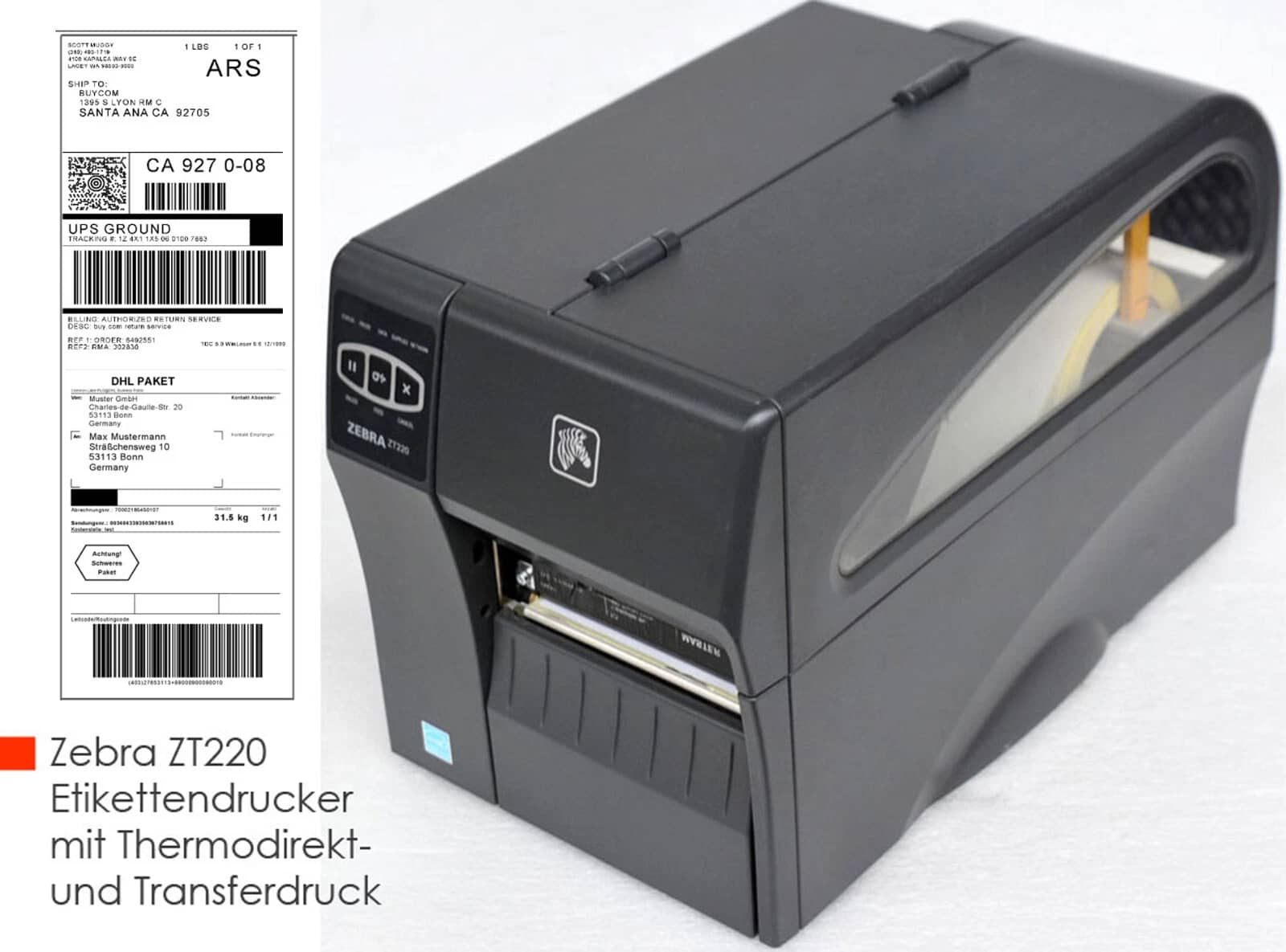 Zebra ZT220 Printers New