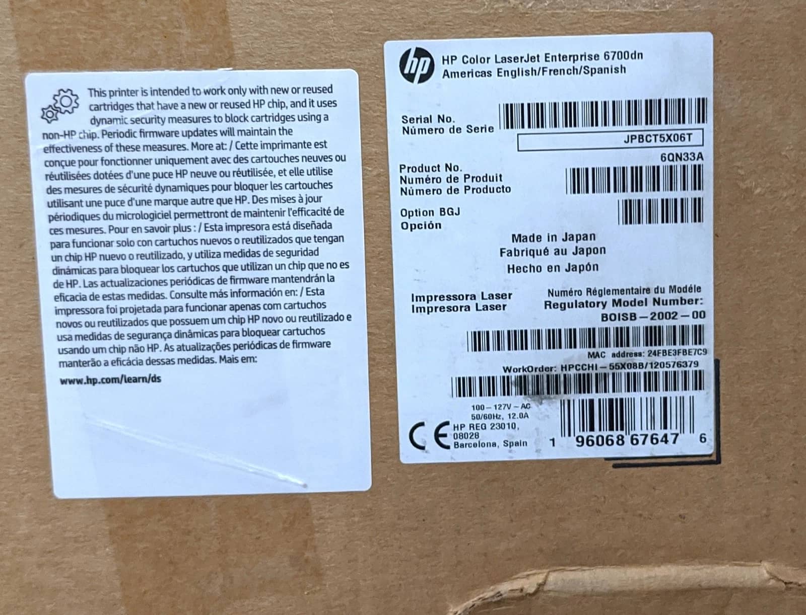 HP 6700dn Printers New