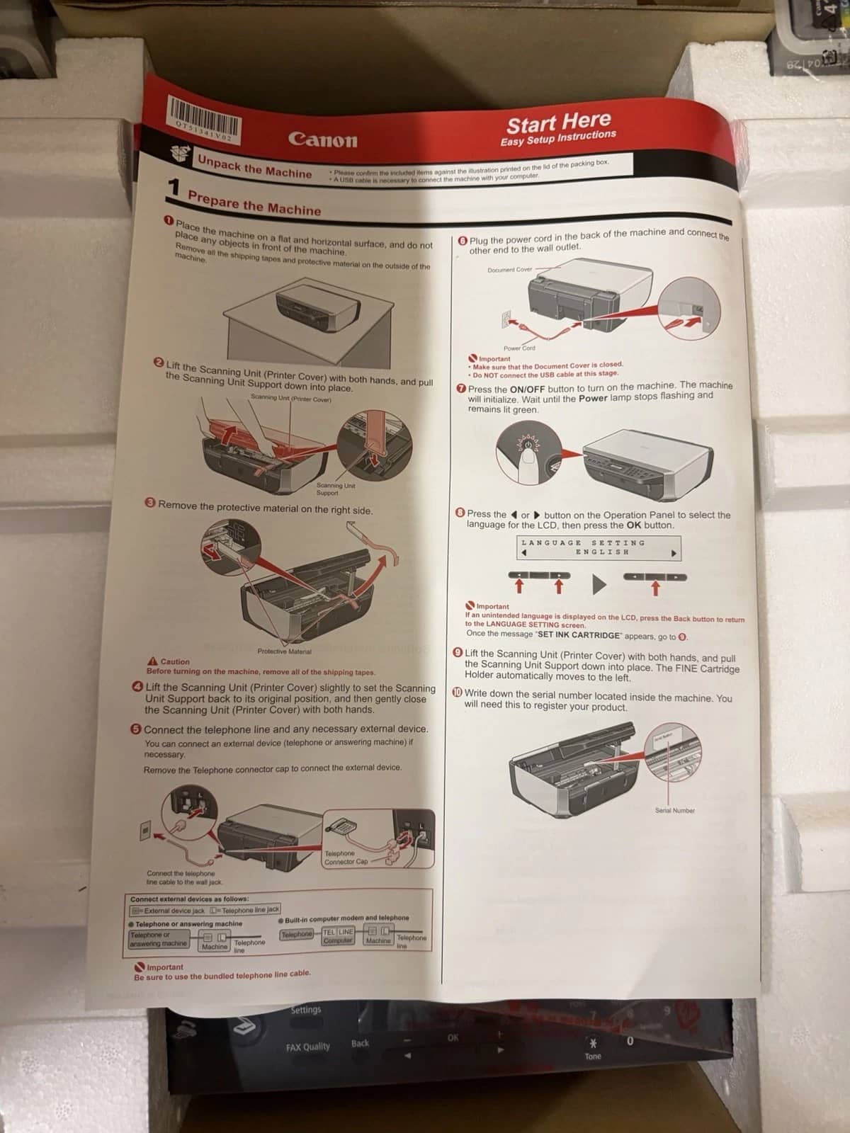 Canon Pixma MX300 Printers New