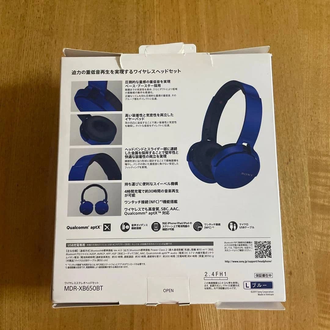 Sony MDR-XB650BT Headphones & Earbuds Black New