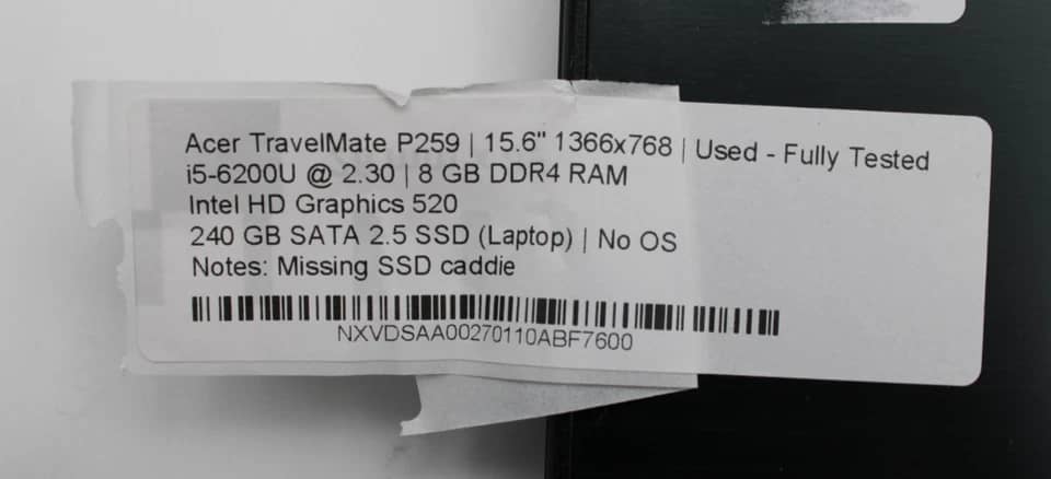 Acer Latitude 7450 Computers
