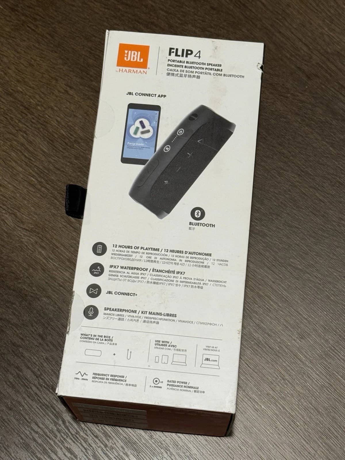 JBL Flip 4 Portable Bluetooth Speakers White New