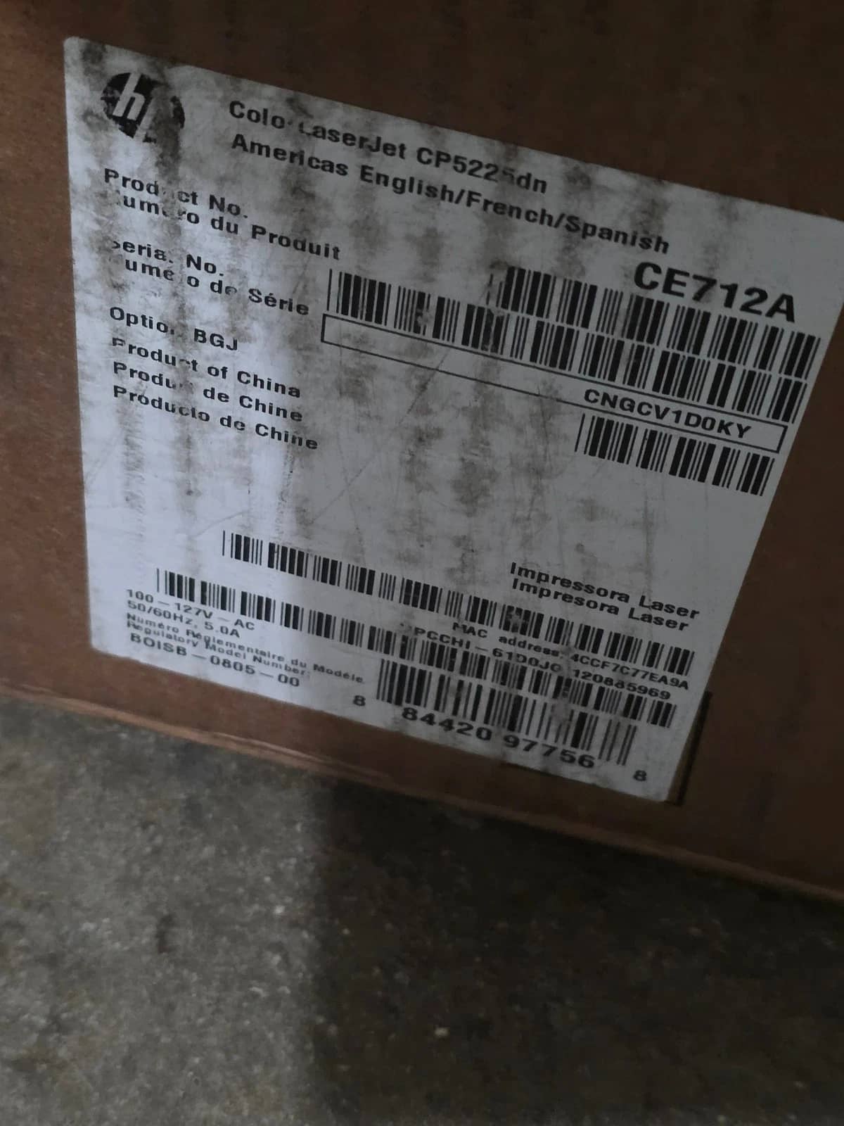 HP Laserjet CP5525dn Printers Refurbished - Excellent