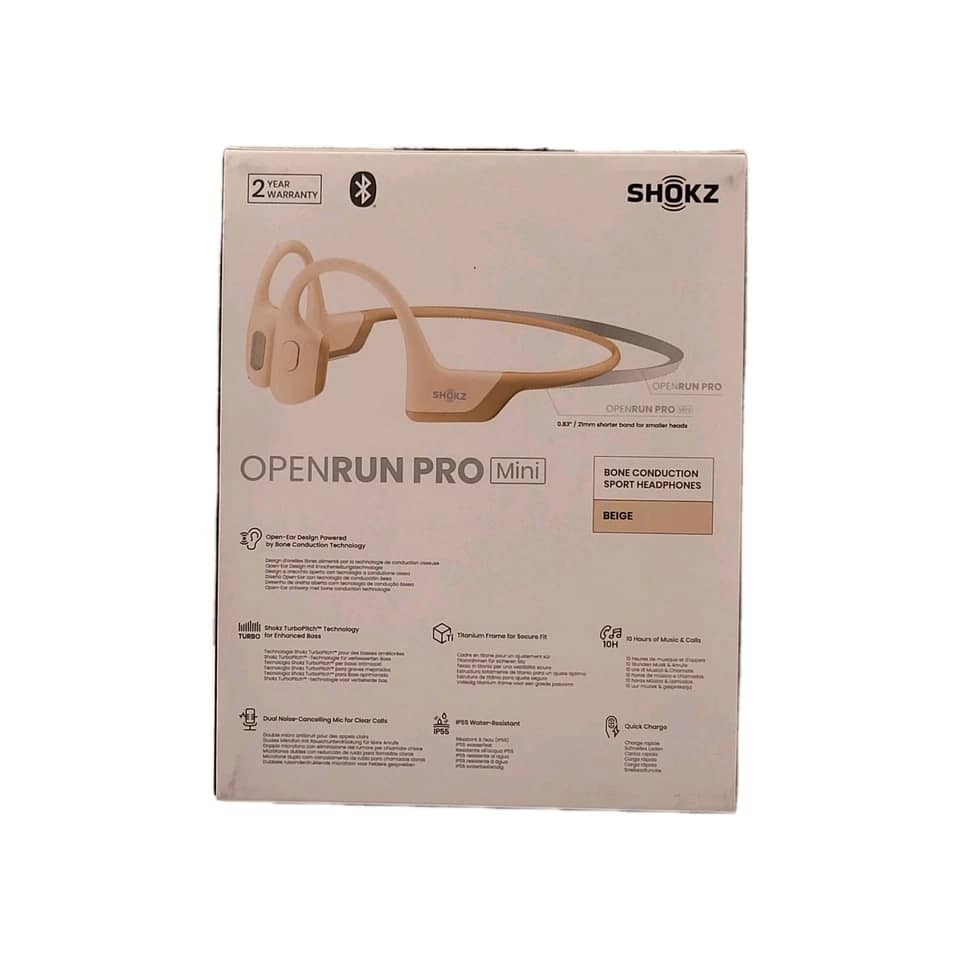 Shokz OpenRun Pro Mini Headphones & Earbuds Black New