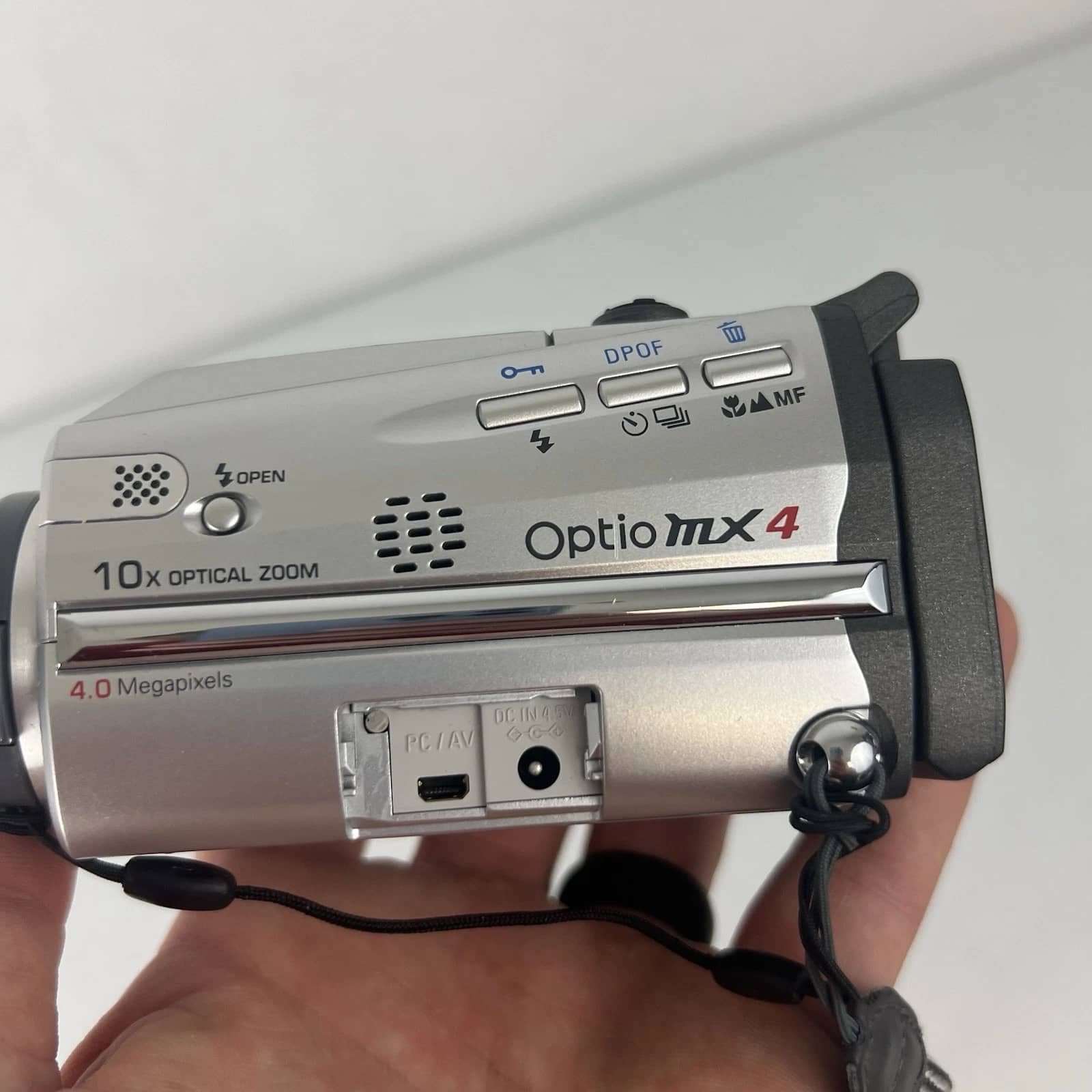 Pentax Optio MX4 Digital Cameras Silver Used - Good Body Only