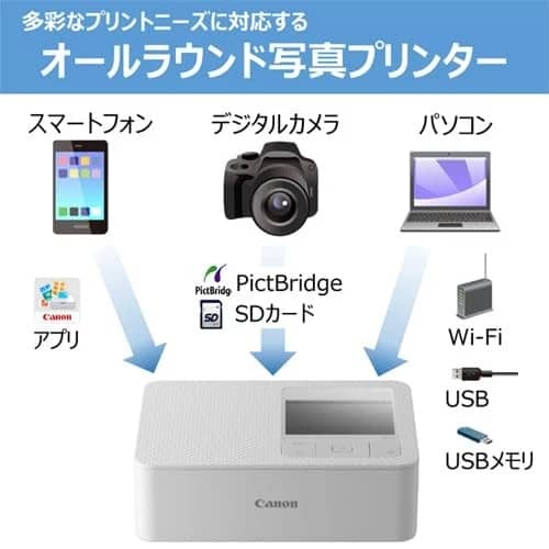 Canon SELPHY CP1500 White Printers New