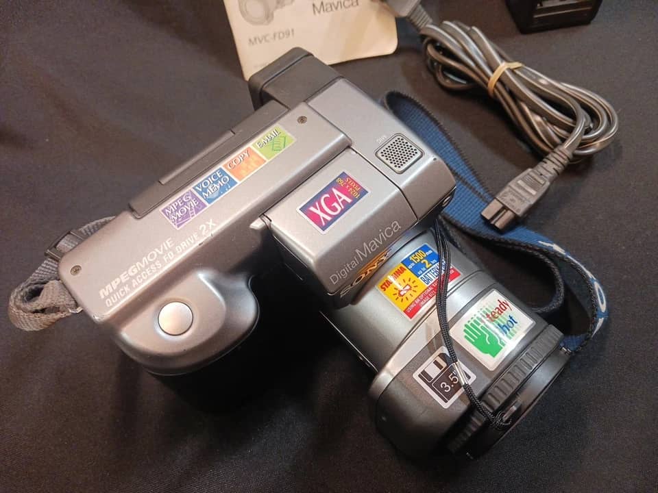 Sony Mavica MVC-FD91 Digital Cameras Black New Body Only