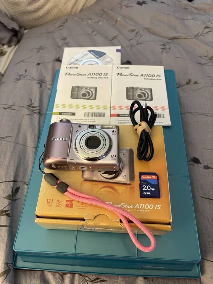 Canon PowerShot A1100IS Digital Cameras Silver New Body Only
