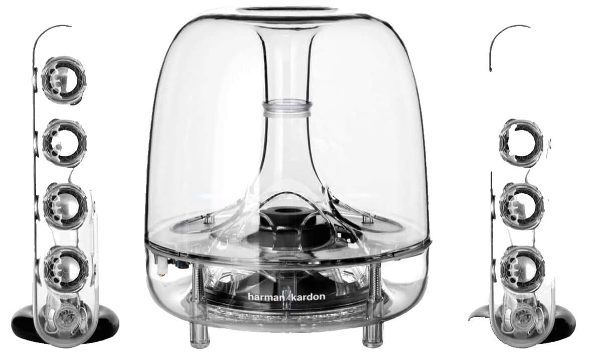 Harman Kardon Luna Portable Bluetooth Speakers Gray New
