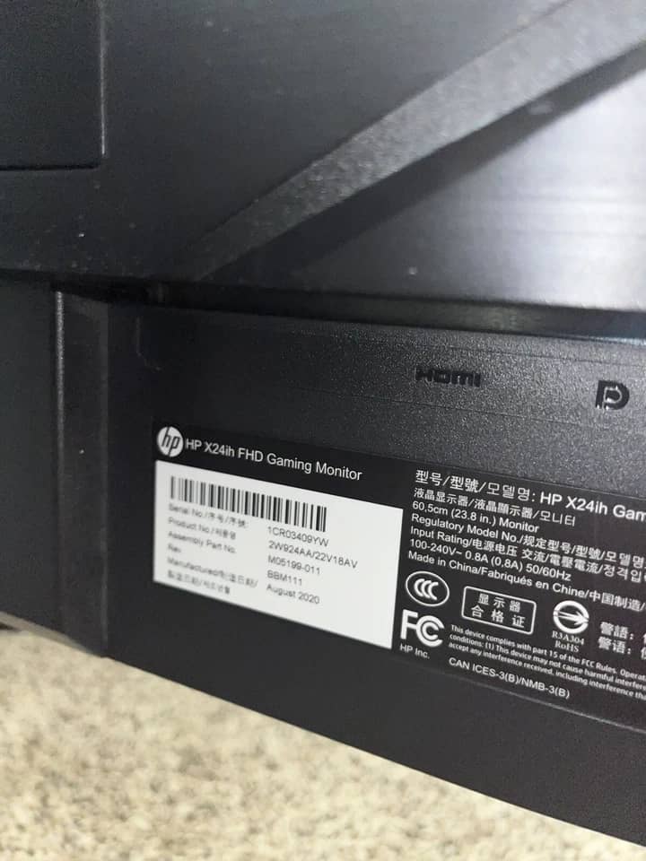 HP Gamer X24ih Monitors