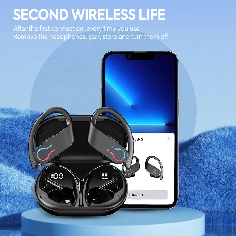 Mpow Q63 Headphones & Earbuds Black New