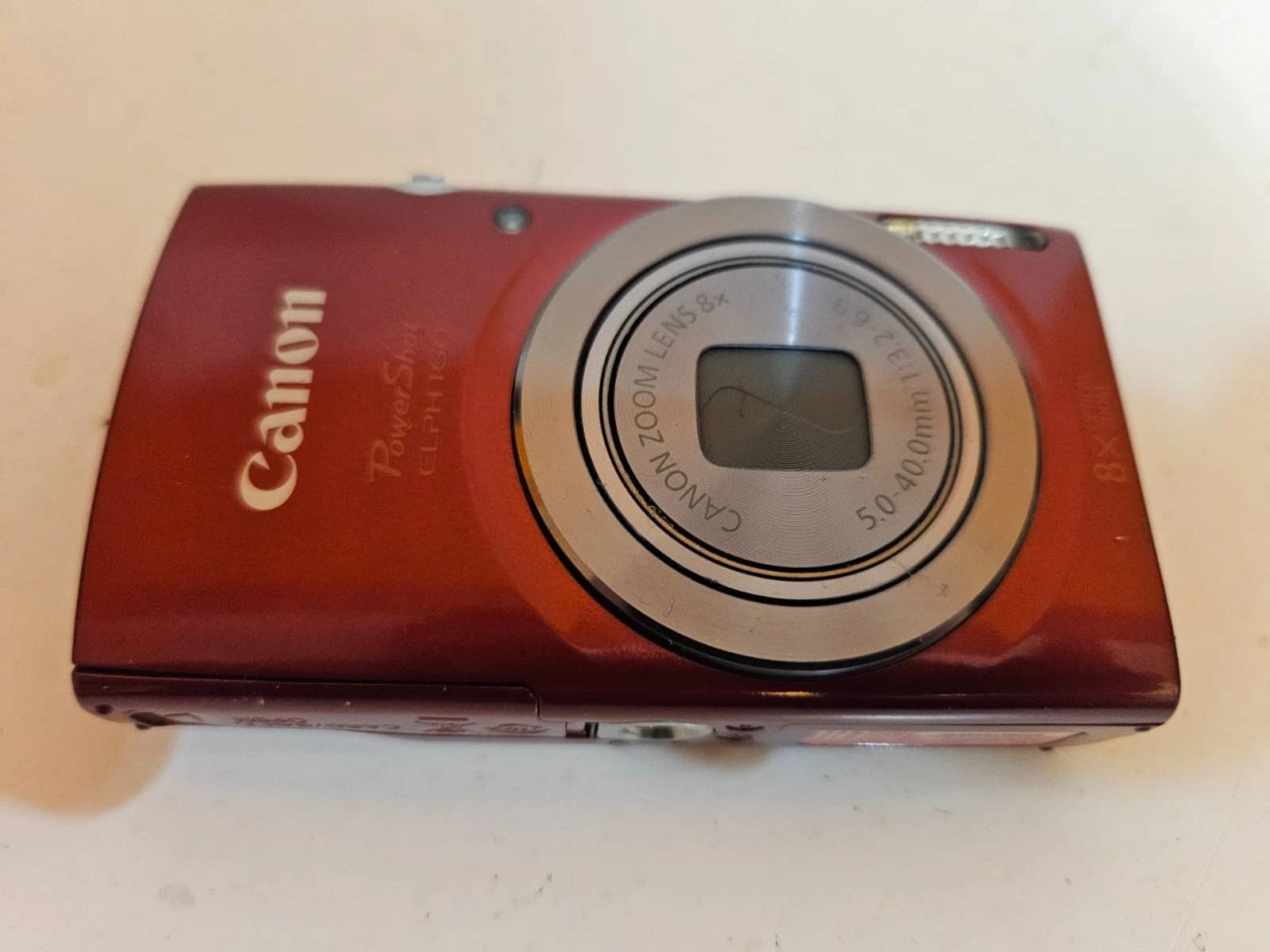 Canon PowerShot ELPH 160 Digital Cameras Red Used - Good Body Only