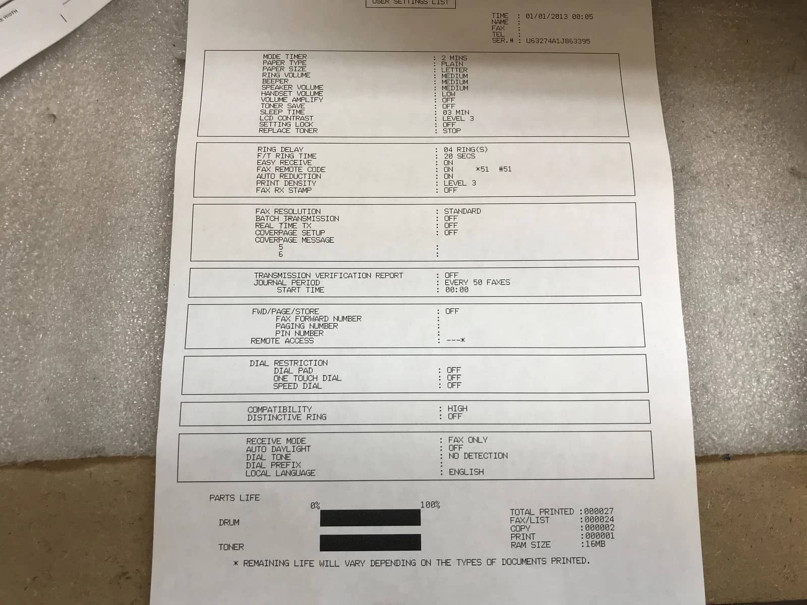 HP 600 M601 Printers Used - Good