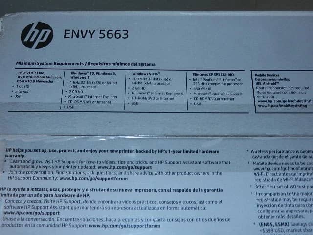 HP 5663 Printers New