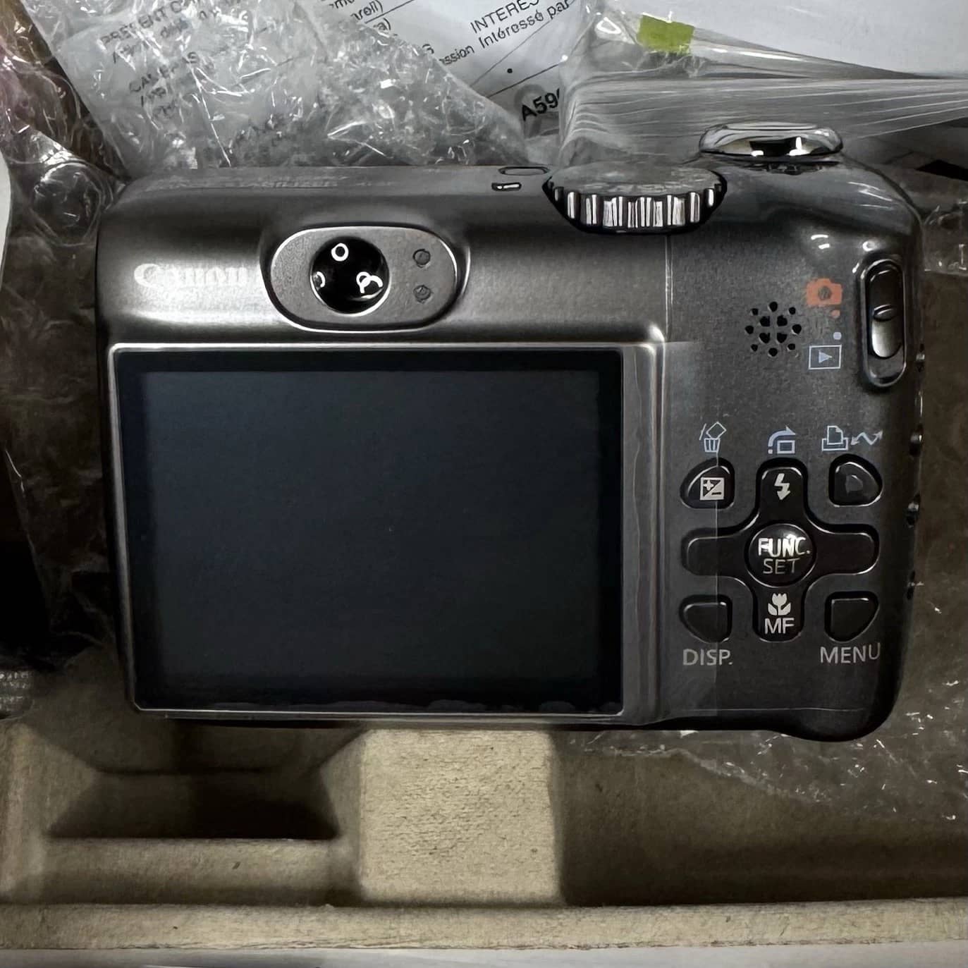 Canon PowerShot A590 IS Digital Cameras Gray Open-Box Excellent Body Only