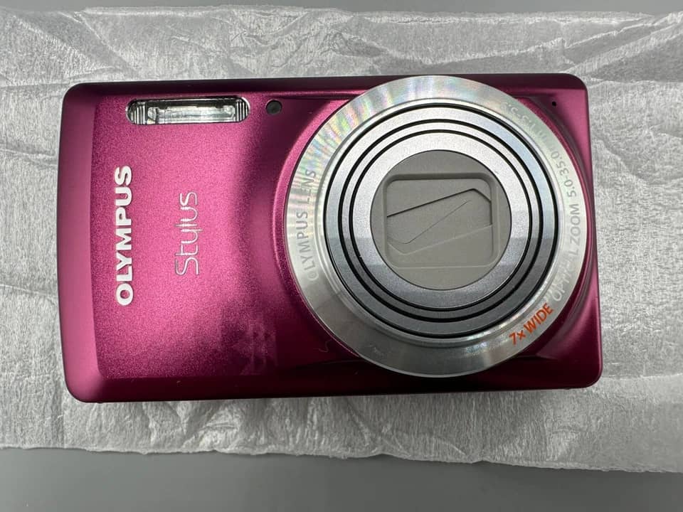 OM SYSTEM Stylus 7030 Digital Cameras Silver Open-Box Excellent Body Only