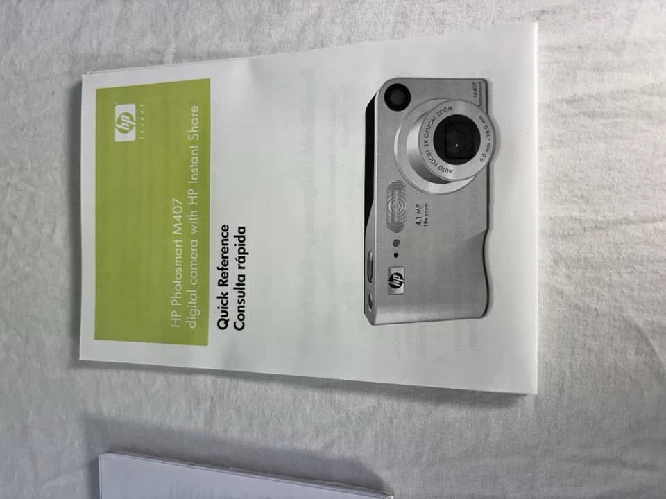 HP Photosmart M407 Digital Cameras Silver Used - Good Body Only