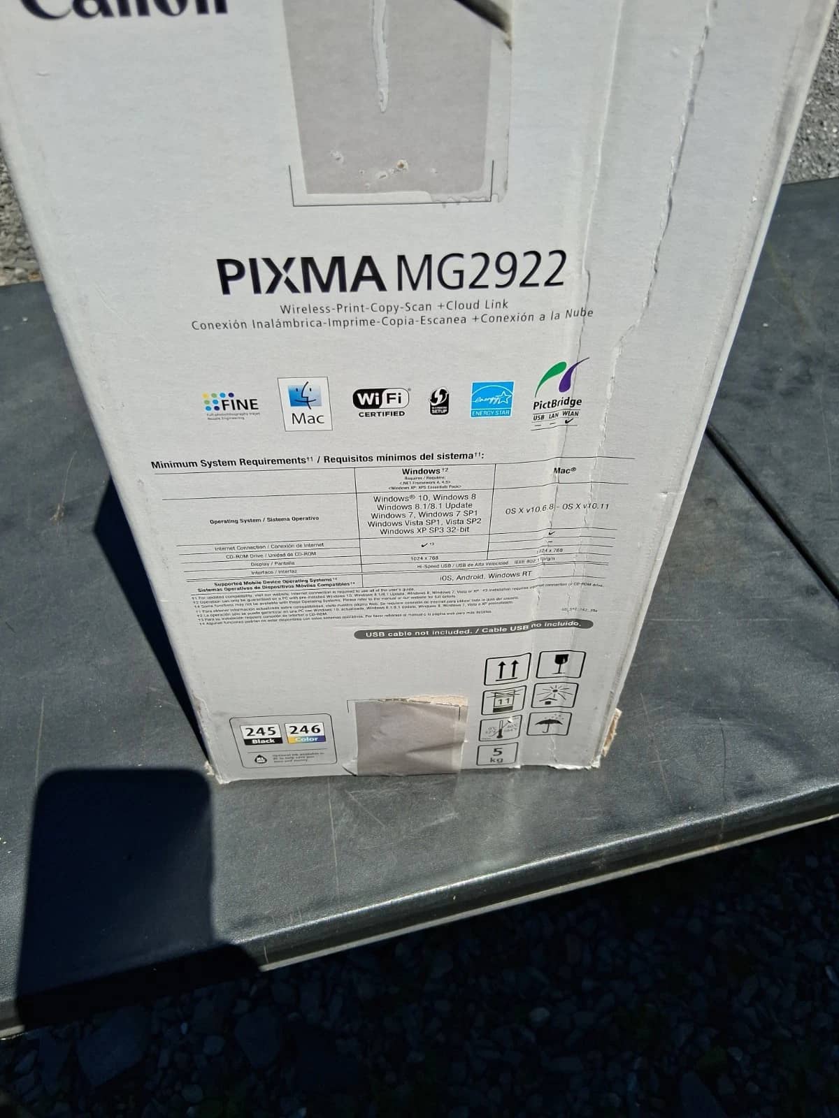Canon Pixma MG2922 Printers Open-Box Excellent