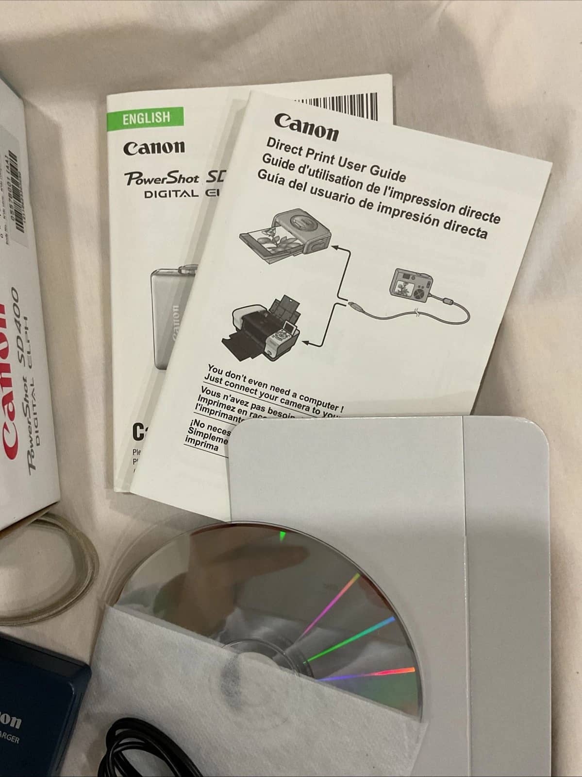 Canon PowerShot SD400 Digital Cameras Silver New Body Only