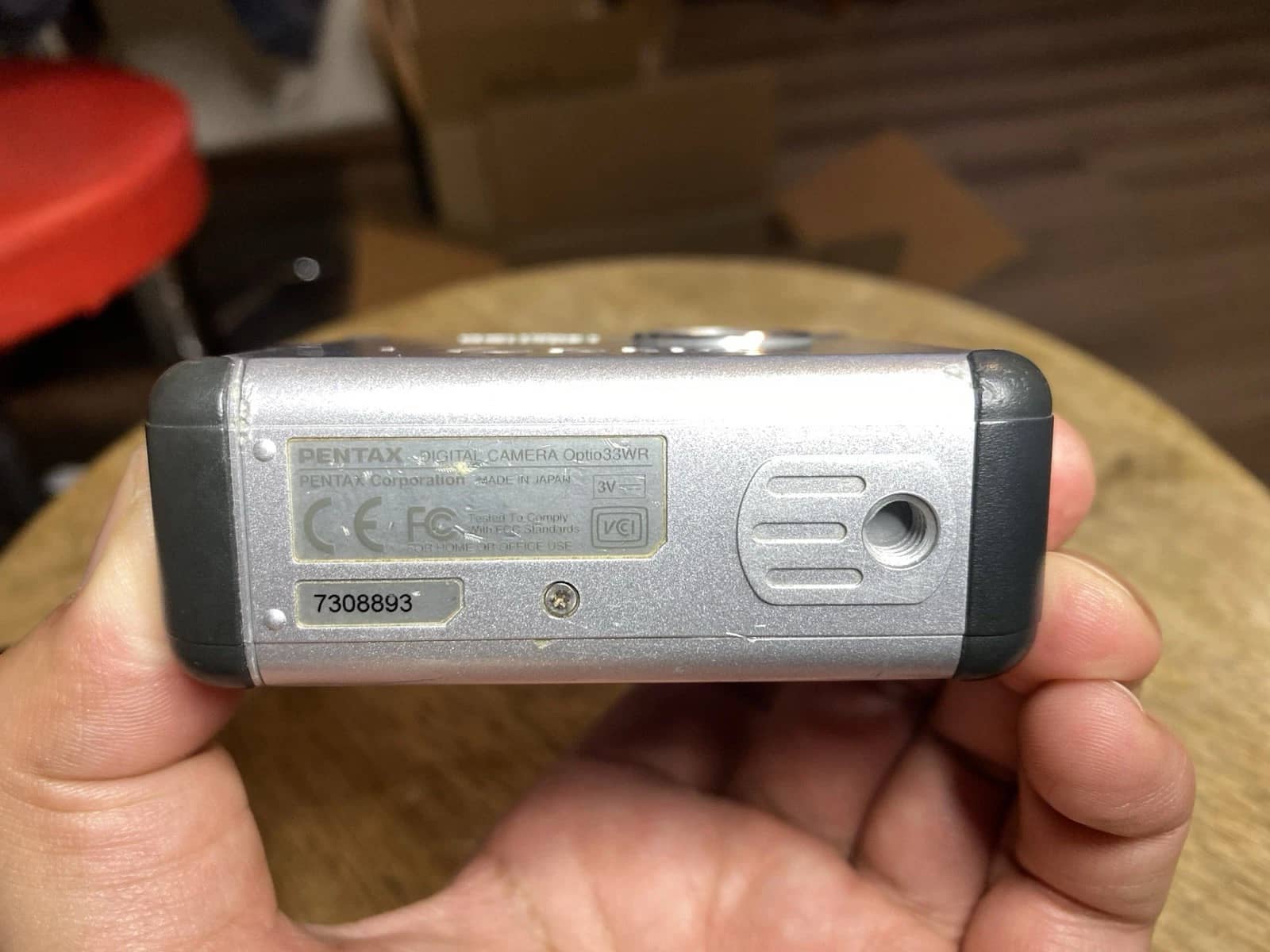 Pentax Optio 33WR Digital Cameras Silver Used - Good Body Only