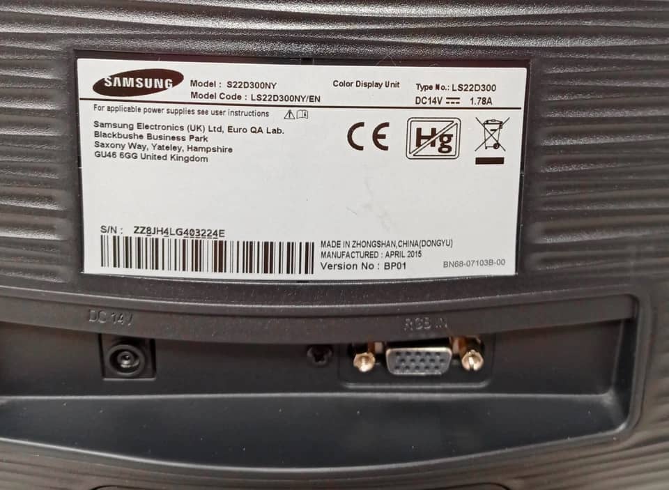 Samsung S22D300NY Monitors