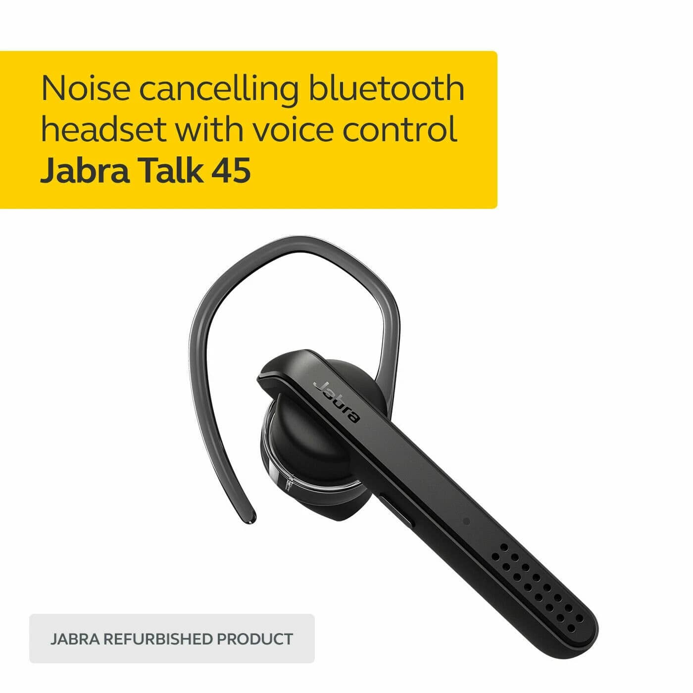 Jabra Talk 45 Headphones & Earbuds Black Open-Box Excellent