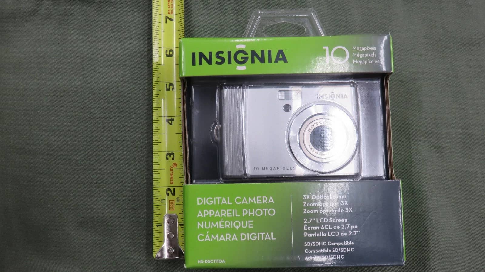 Insignia NS-DSC110A Digital Cameras Silver New Body Only