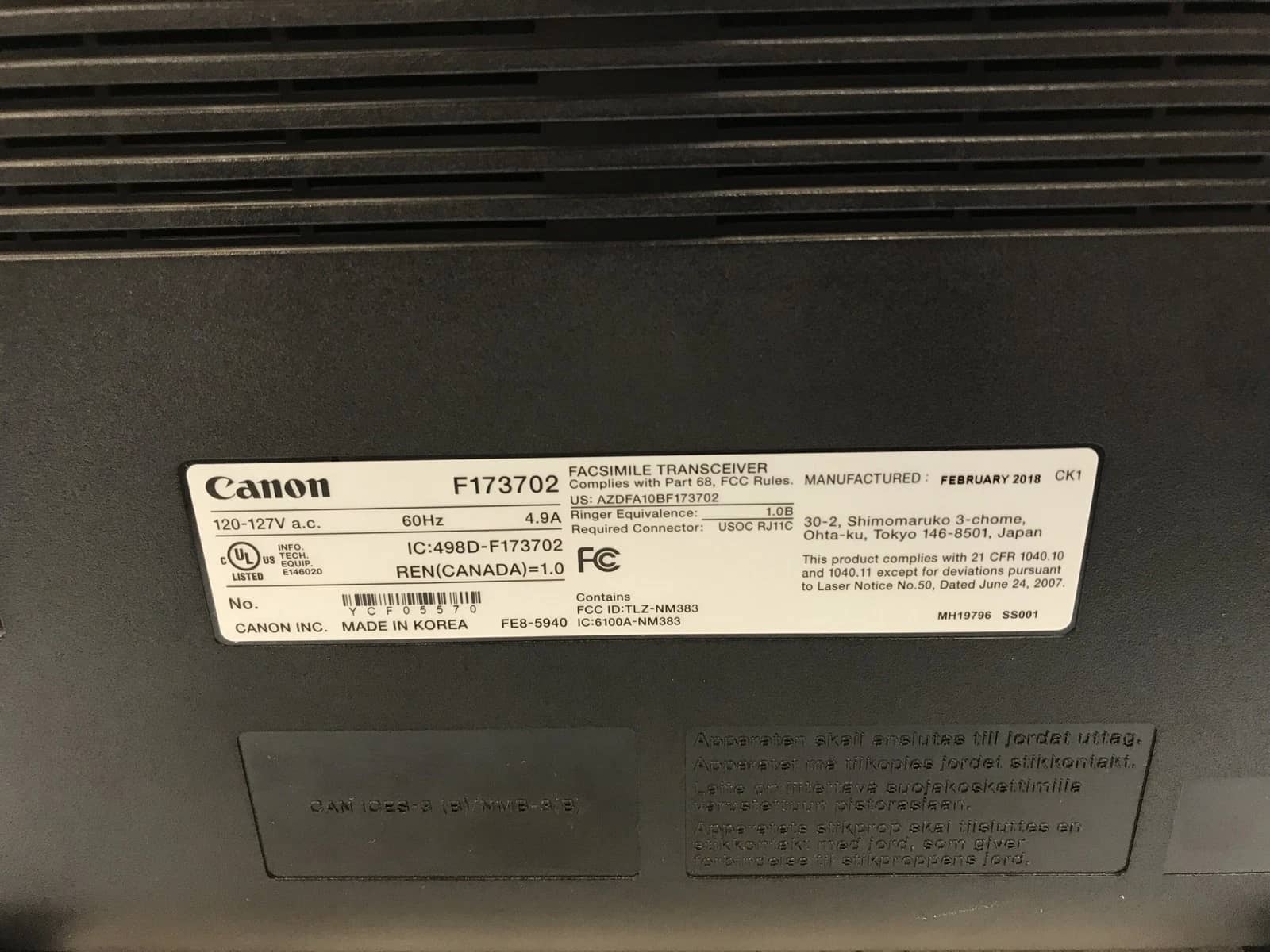 Canon imageCLASS MF249dw Printers New