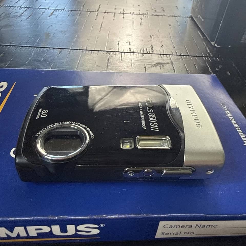 OM SYSTEM Stylus 850SW Digital Cameras Black New Body Only