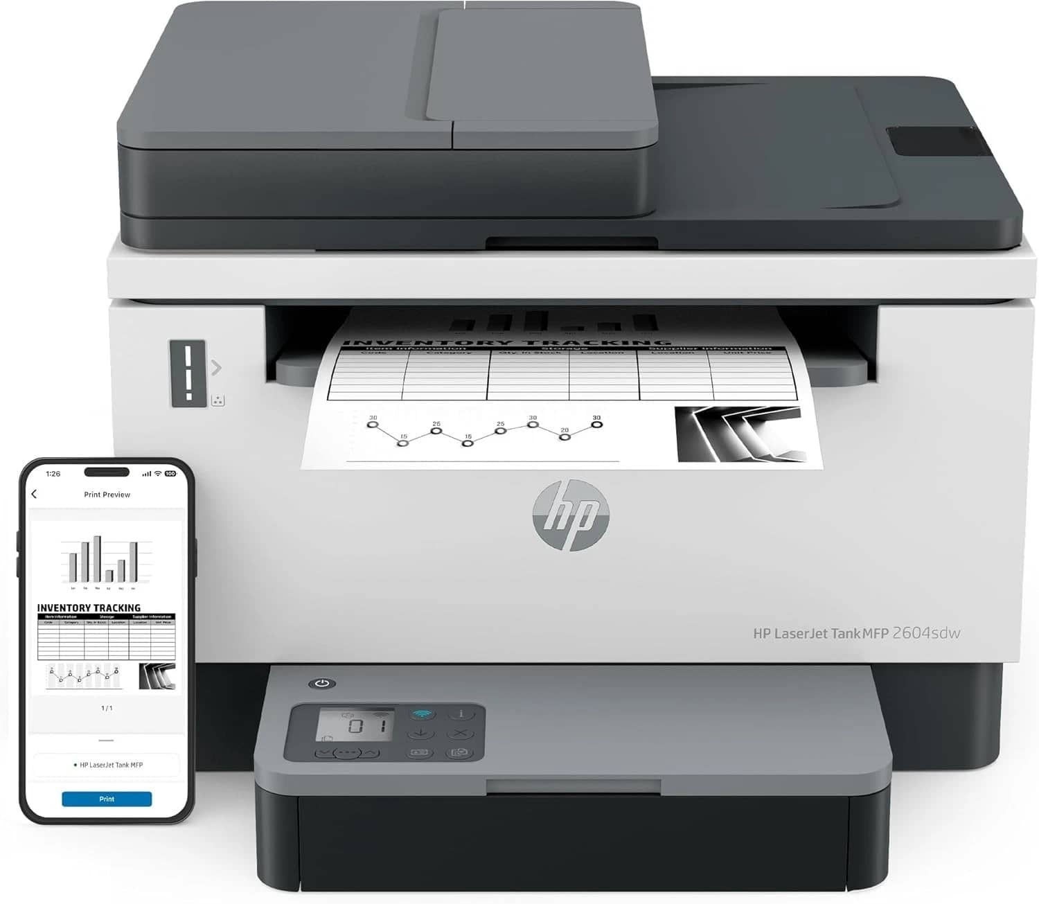 HP LaserJet Tank MFP 2604sdw Printers New