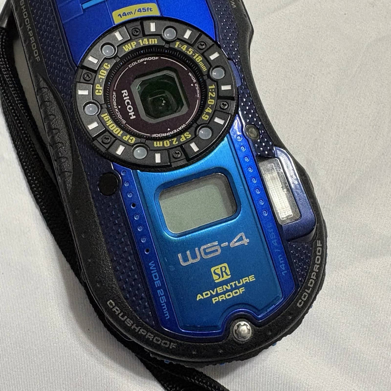 Ricoh WG 4 Digital Cameras Black New Body Only