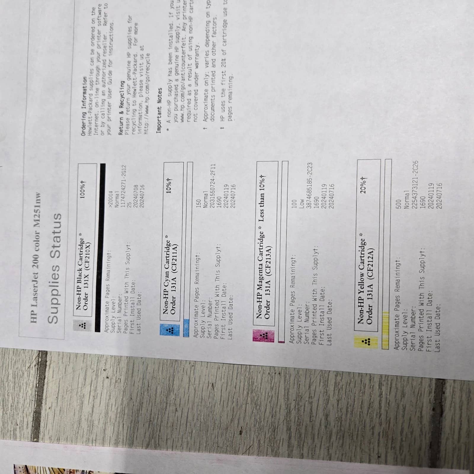 HP CF147A Printers Refurbished - Excellent