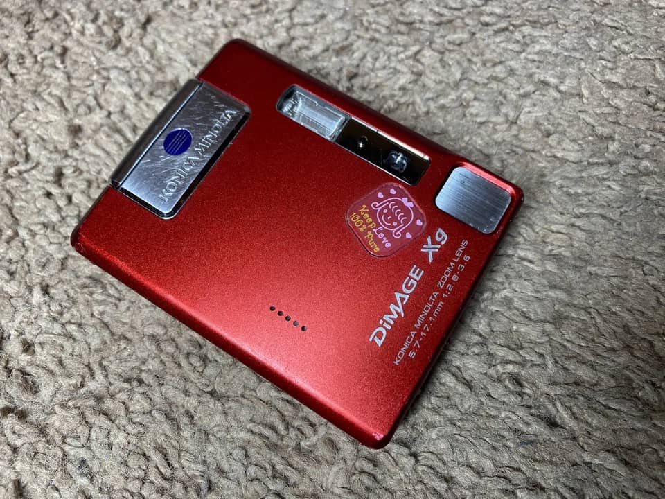 Minolta DiMAGE Xg Digital Cameras Red Used - Good
