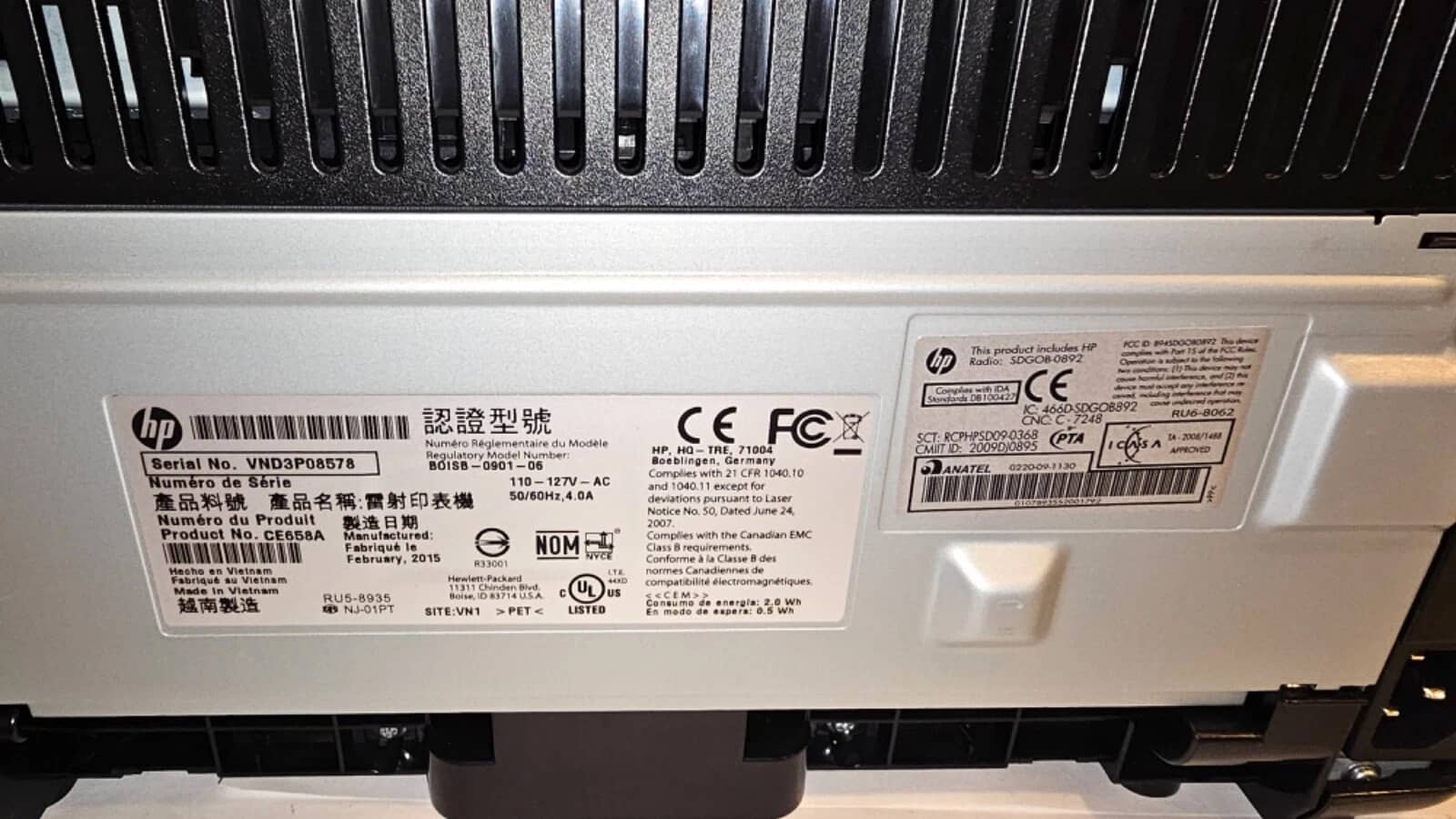 HP laserjet P1102w laser Printers Used - Good