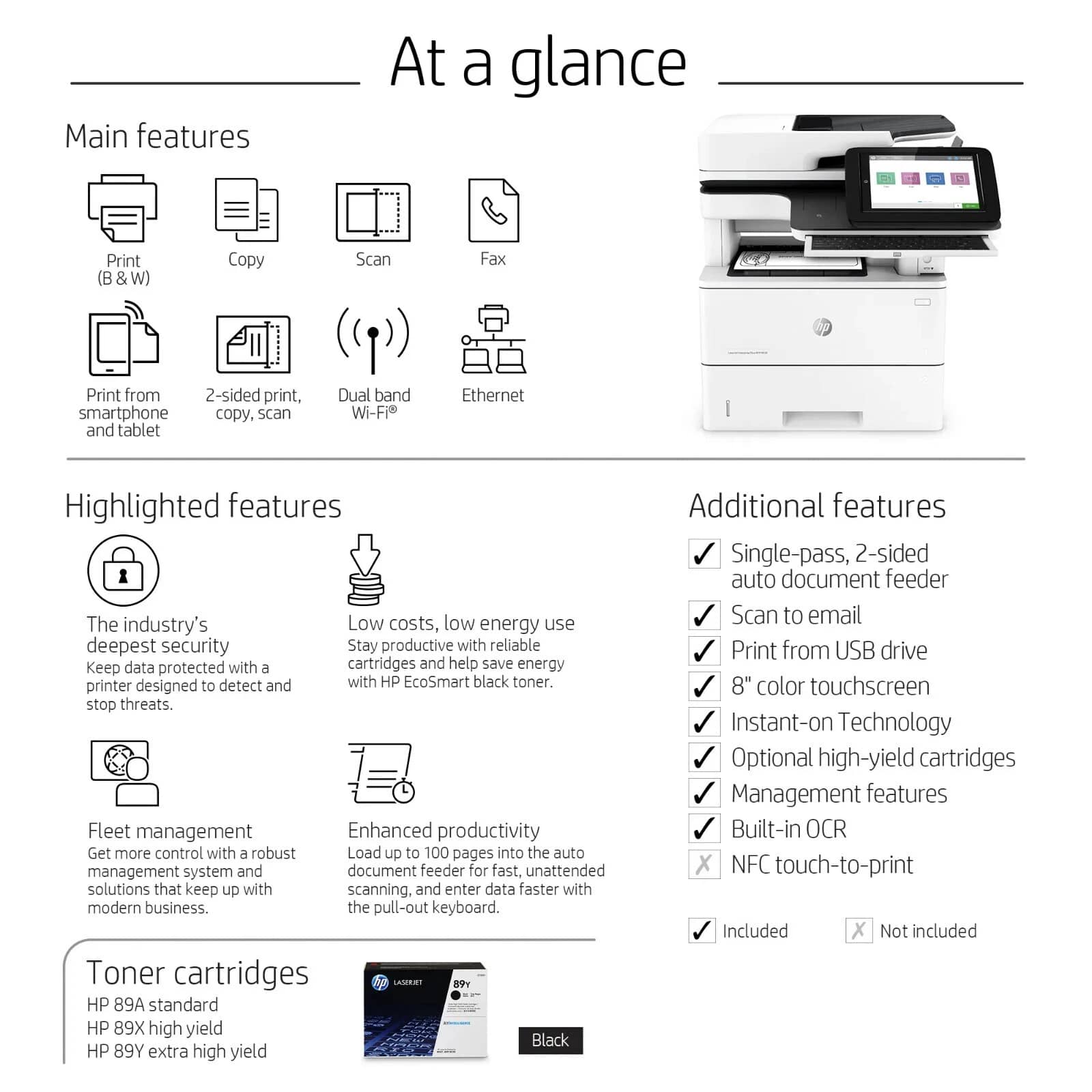 HP M528z Printers Used - Good