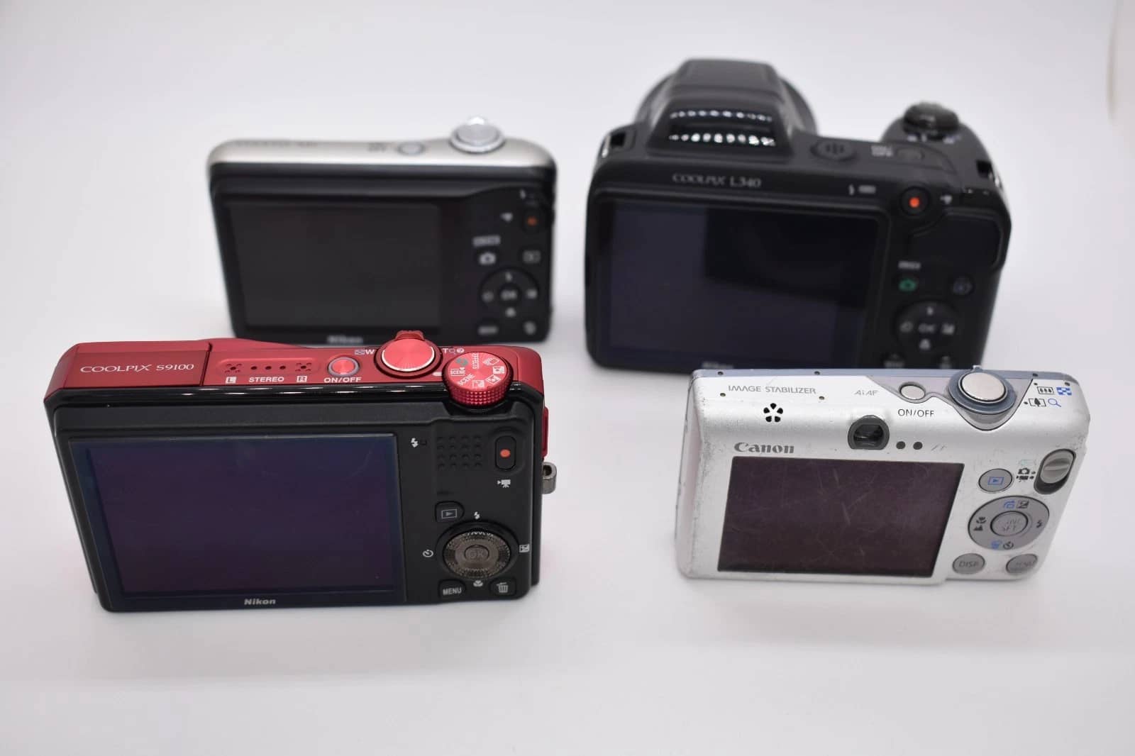 Nikon COOLPIX S9100 Digital Cameras Black New Body Only