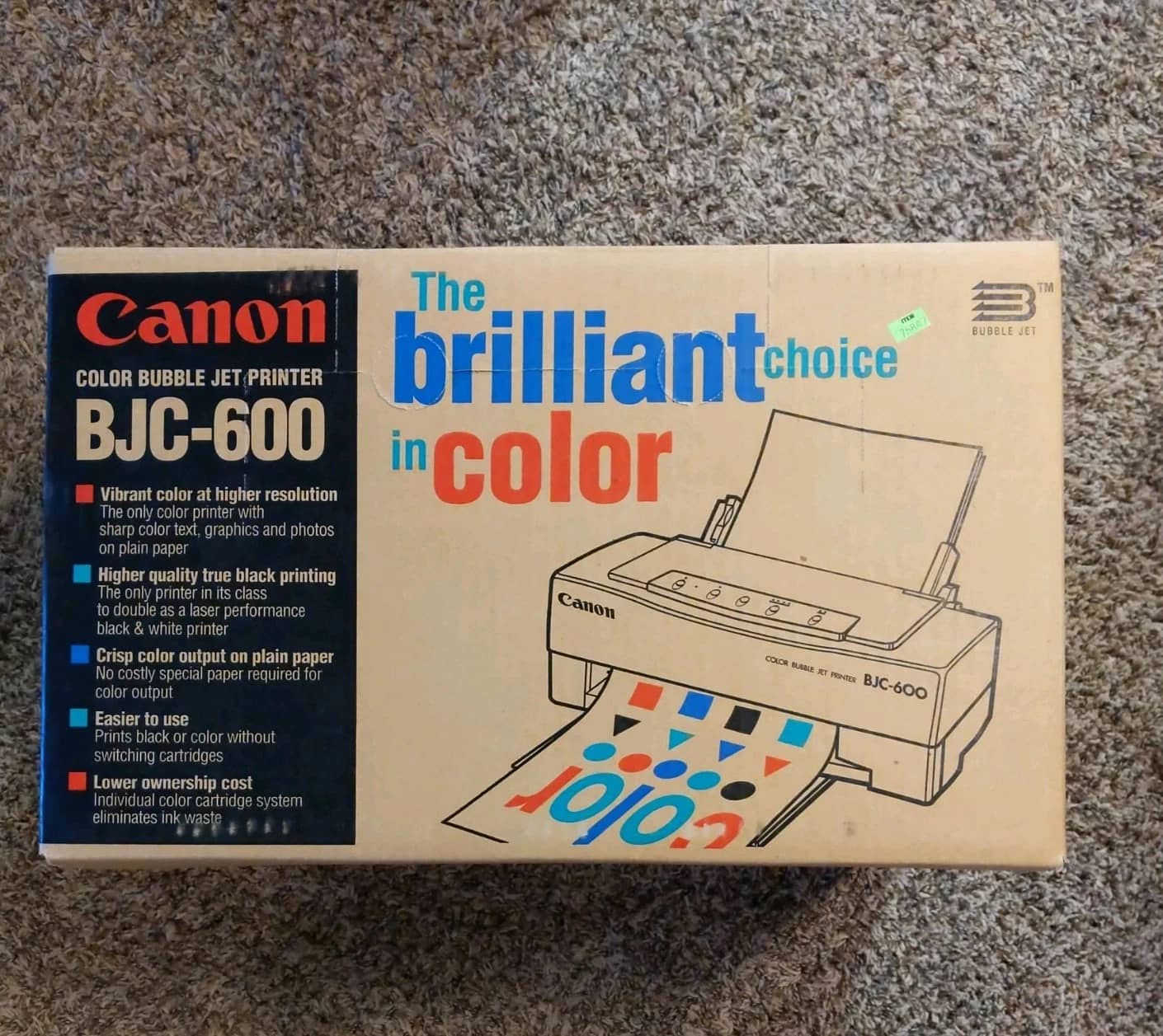 Canon BJC-600 Printers Open-Box Excellent