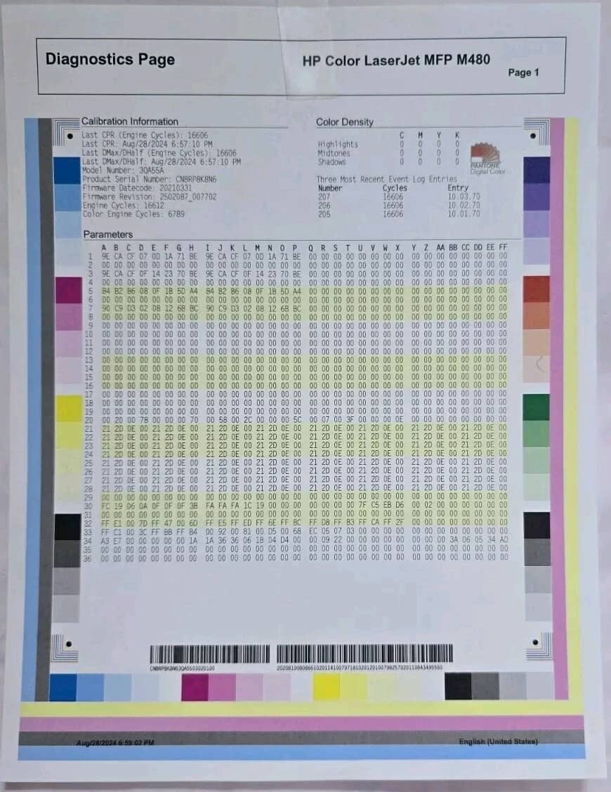 HP 30A55A Printers Used - Good