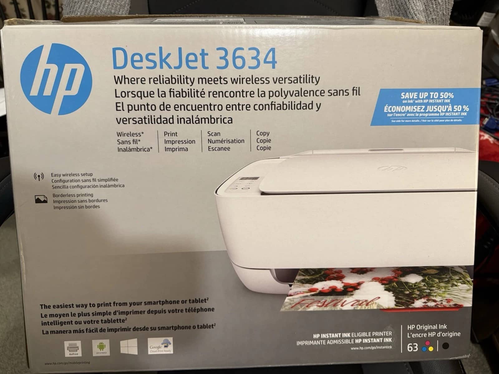 HP deskjet 3634 Printers For parts or not working