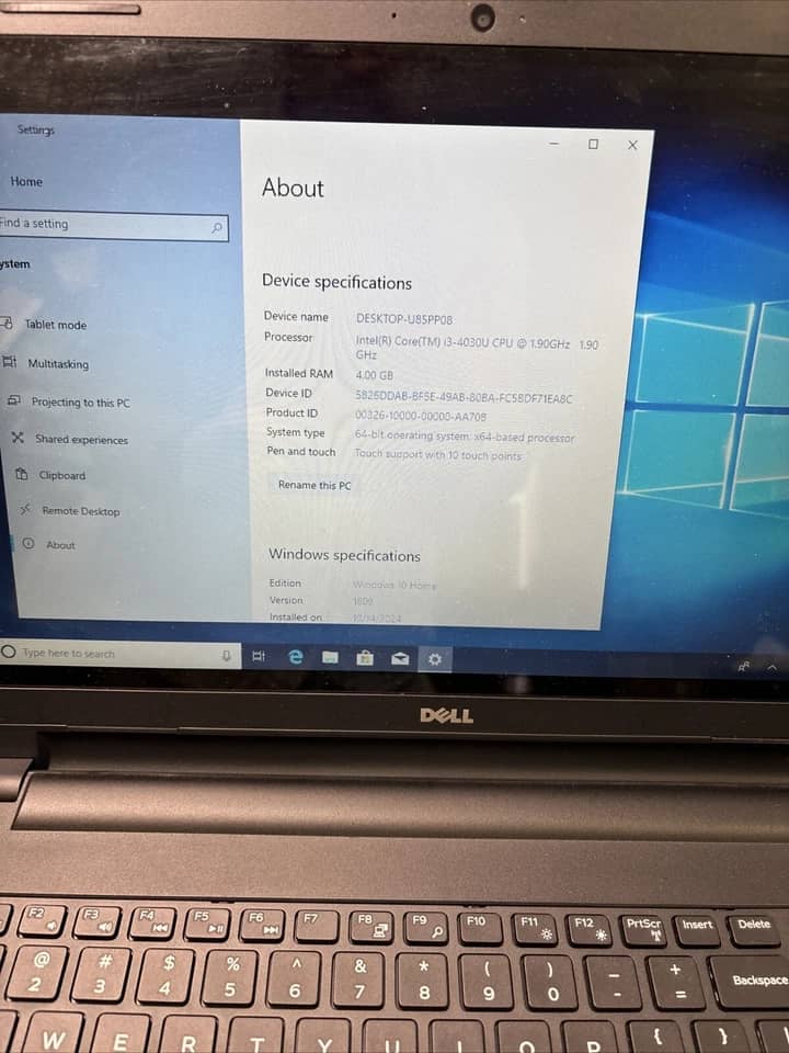 Dell Inspiron 15 3542 Computers 500GB 4GB Used - Good