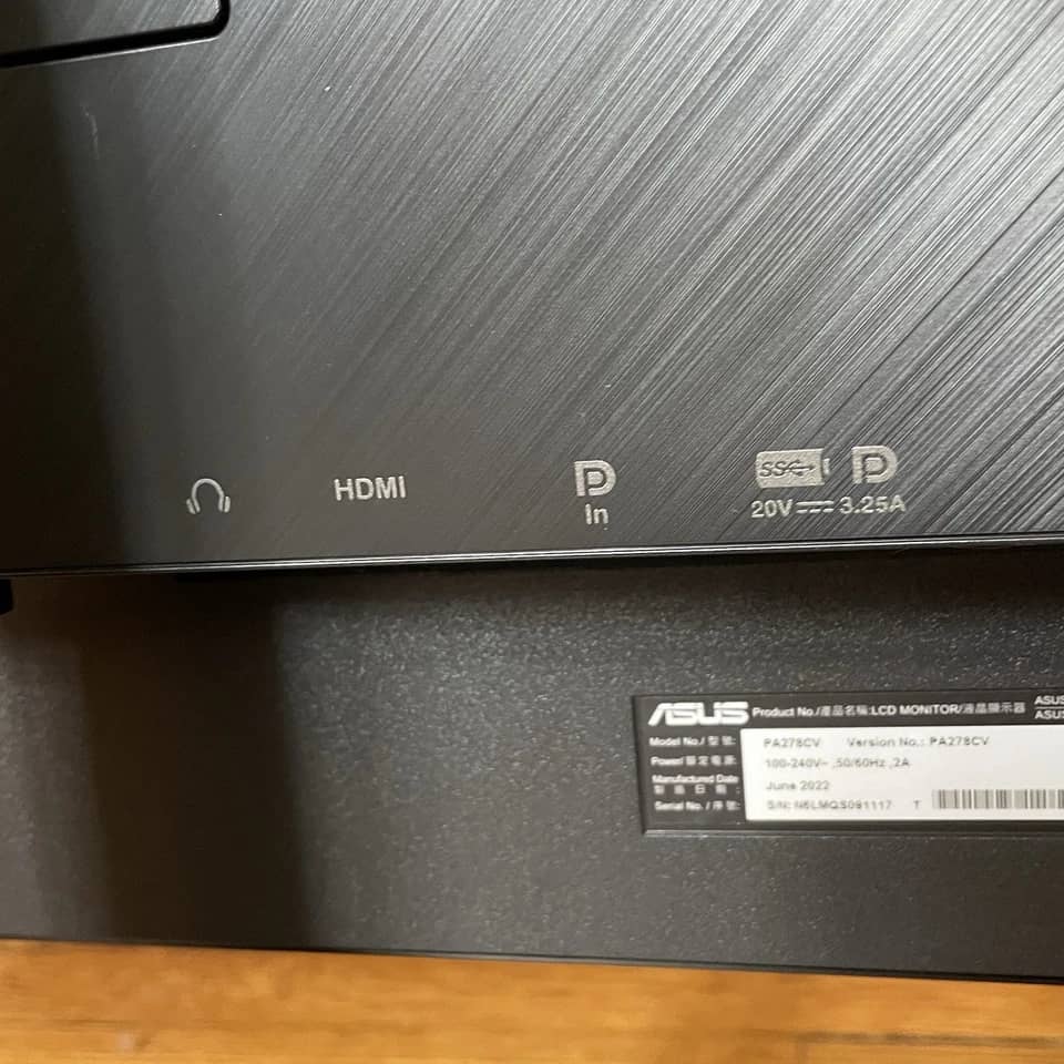 ASUS PA278CV Monitors